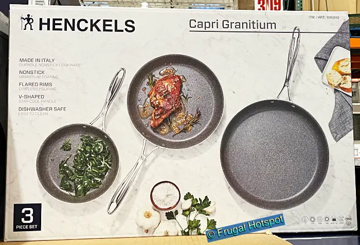 Henckels Capri K2 3-pc Aluminum Nonstick Fry Pan Set - Grey - On Sale - Bed  Bath & Beyond - 35664968