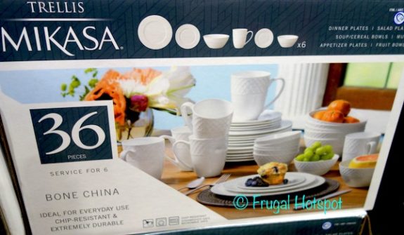 Mikasa Trellis 36-Pc Bone China at Costco