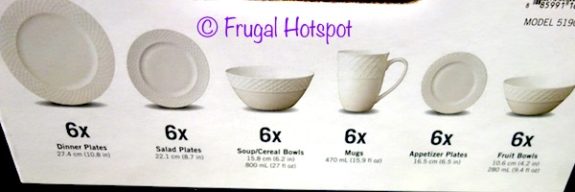 Mikasa Trellis 36-Pc Bone China at Costco Mikasa Trellis 36-Pc Bone China at Costco
