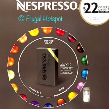 Pods from DeLonghi Nespresso Vertuo Evoluo Coffee/Espresso Maker at Costco 