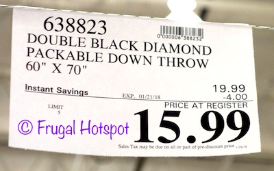 Double Black Diamond Packable Down Throw Pack Double Black Diamond Packable Down Throw Pack