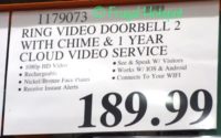 Costco Price: Ring Video Doorbell 2