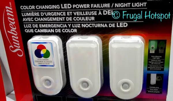 Sunbeam color changing led night light costco hotsell