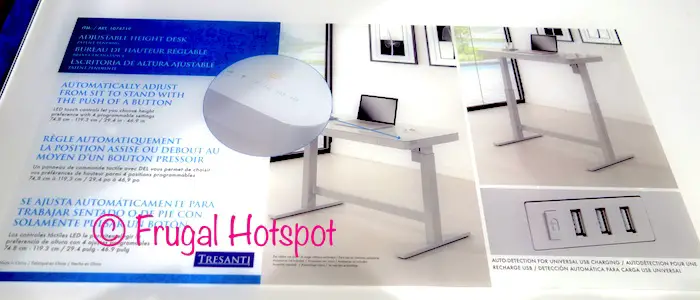 Tresanti Adjustable Height Desk Costco Tresanti Adjustable Height Desk Costco