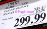 Costco Sale Price: Vitamix E320 Explorian Series Blender