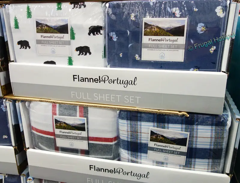 Flannel from Portugal Sheet Set Full Size | Costco