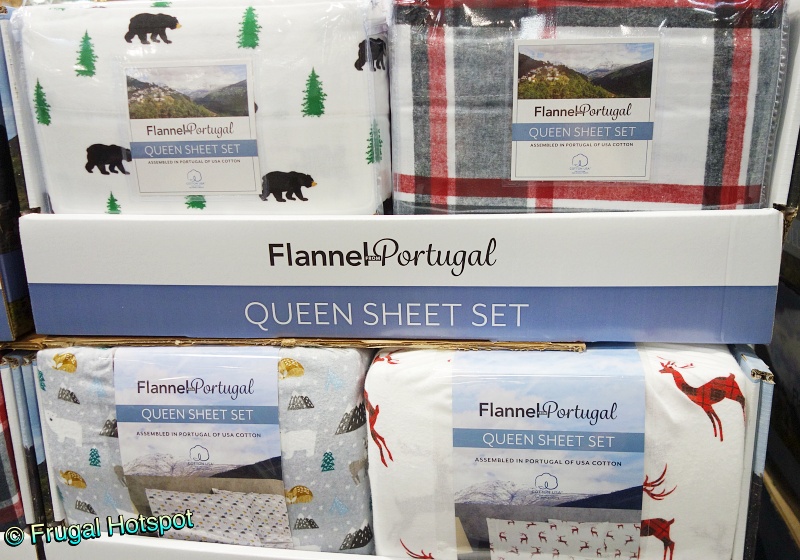 Flannel from Portugal Sheet Set Queen Size | Costco