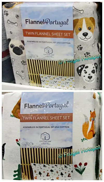 Flannel from Portugal Twin Size sheet set | Costco