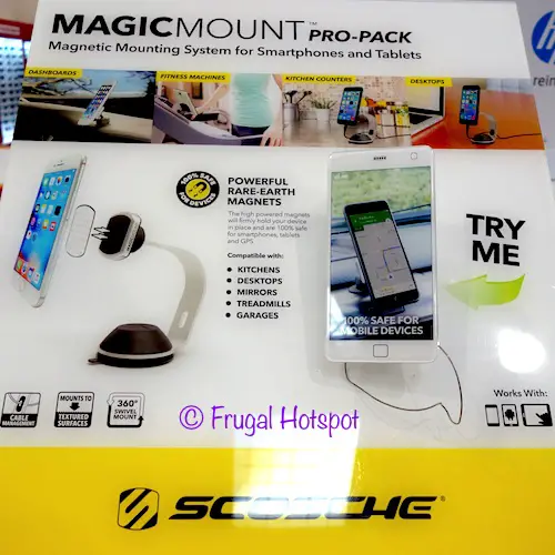 Scosche Magic Mount Pro-Pack Magnetic Phone Mount | Costco