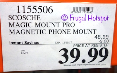 Scosche Magic Mount Pro-Pack Magnetic Phone Mount | Costco Sale Price