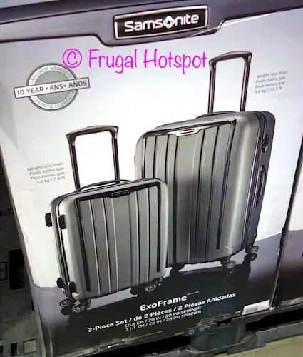 Samsonite ExoFrame 2-Pc Spinner Set - Costco Sale!