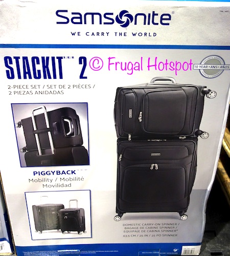 Costco Sale: Samsonite StackIt 2.0 Softside Luggage 2-Pc Set $129.99