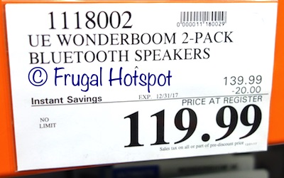 wonderboom speakers costco