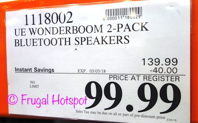 wonderboom speakers costco