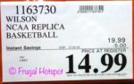 Costco Sale Price: Wilson NCAA Replica Basketball