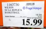 Costco Sale Price: Wilson NCAA Replica Basketball