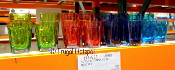 16-Piece Acrylic Tumbler Set at Costco