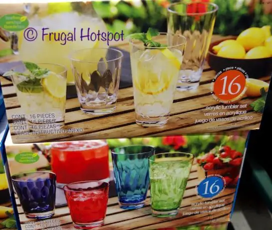 16-Piece Acrylic Tumbler Set at Costco