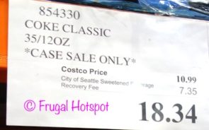 Costco Price: Coke Classic