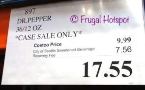 Costco Price: Dr. Pepper 