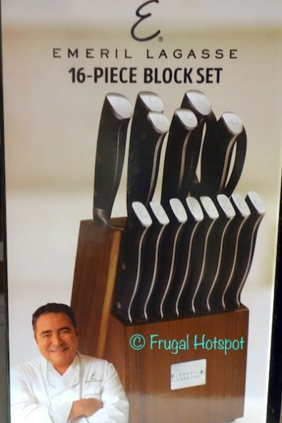 Emeril Lagasse 16-Piece Cutlery Set with Wood Block at Costco