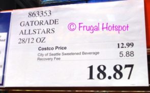 Costco Price: Gatorade All Stars