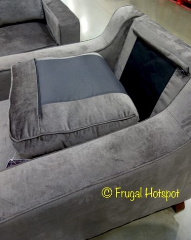 Gray Fabric Sofa + Chair Set at Costco