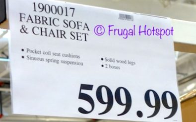 Costco Price: Gray Fabric Sofa + Chair Set