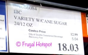 Costco Price: IBC Variety Pack (Rootbeer, Cream Soda and Black Cherry)