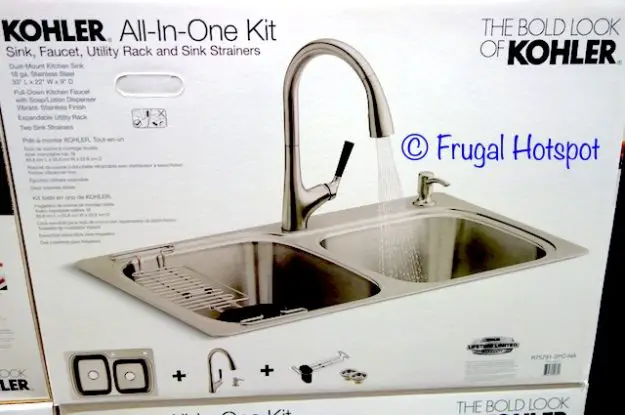 Kohler Sink and Faucet All-In-One Kit at Costco