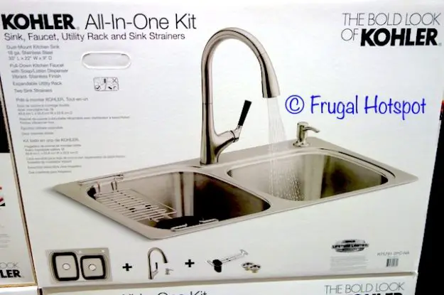 Costco Sale: Kohler Sink and Faucet All-In-One Kit $229.99