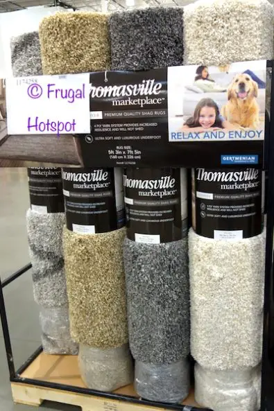 Thomasville Marketplace Andover Shag Rug 5'3" x 7'5" at Costco