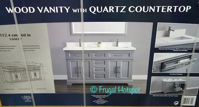 Costco Mission Hills 60 Double Sink Vanity W Quartz Top 799 99