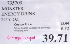 Costco Price: Monster Energy Drink