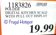 Polder Digital Kitchen Scale Costco Price