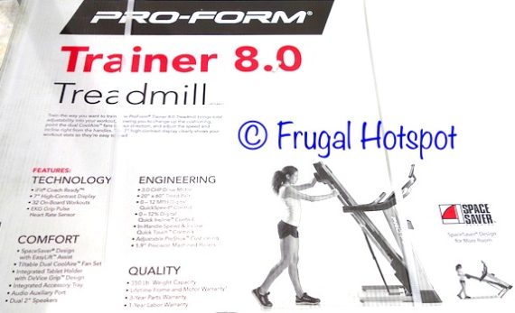 ProForm Trainer 8.0 Treadmill at Costco