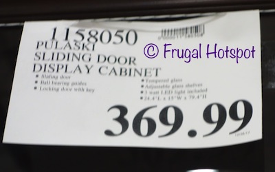 Pulaski Sliding Door Display Cabinet | Costco Price