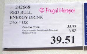 Costco Price: Red Bull Energy Drink