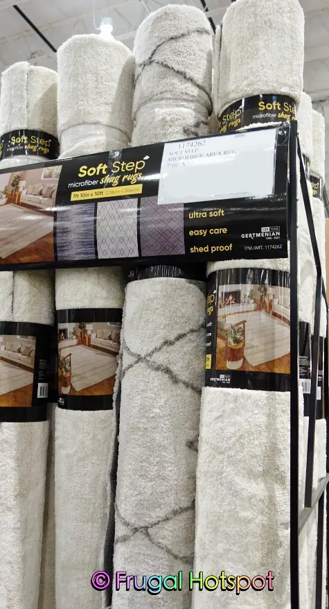 Soft Step Microfiber Shag Rug 7'10 x 10' | Costco Display