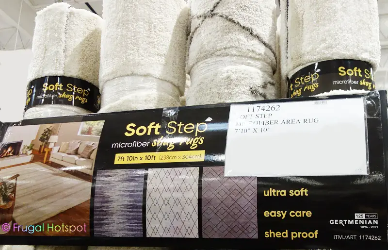 Soft Step Microfiber Shag Rug 7'10 x 10' variety | Costco