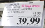 Costco Sale Price: Style Decor Microfiber Comforter 6-Piece Set