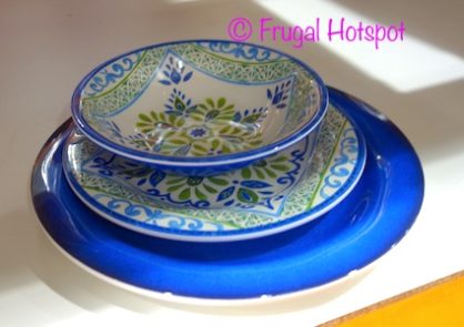 Global Tile Melamine Dinnerware 12-Piece Set at Costco