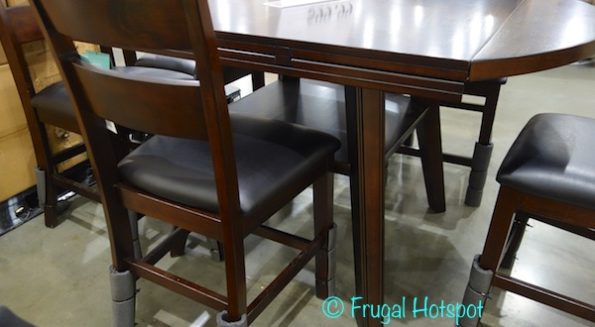 Bayside Furnishings 7-Piece Square to Round Counter-Height Dining Set at Costco