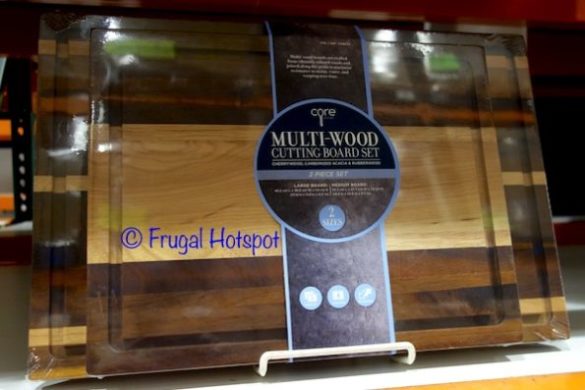 Core Kitchen Multi-Wood Cutting Board 2-Pack at Costco