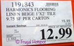 Costco Price: Harmonics Linen Beige Porcelain Tile (9.75 sq ft)