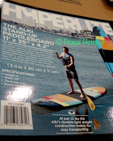 Hyperlite Alki 11' Stand-Up Paddle Board at Costco