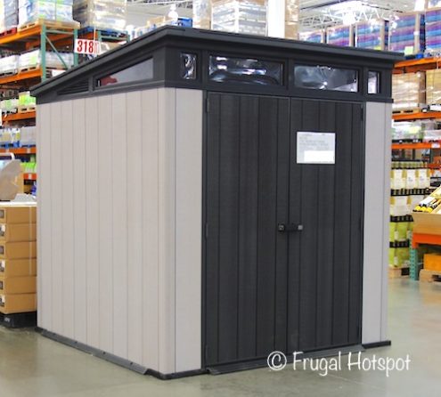 costco sale: keter 7' x 7' resin outdoor storage shed 9