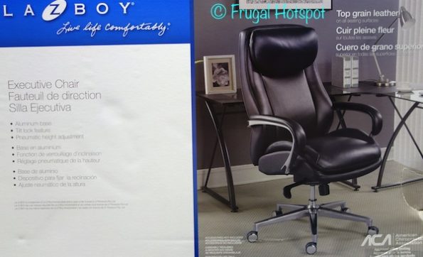 La-Z-Boy Leather Executive Office Chair at Costco