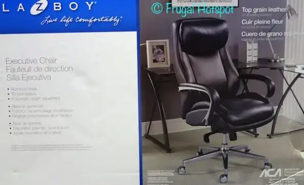 La Z Boy Leather Executive Office Chair, Top Grain Leather Office Chair Costco