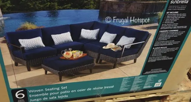 Foremost Melrose 6-Piece Woven Seating Set at Costco